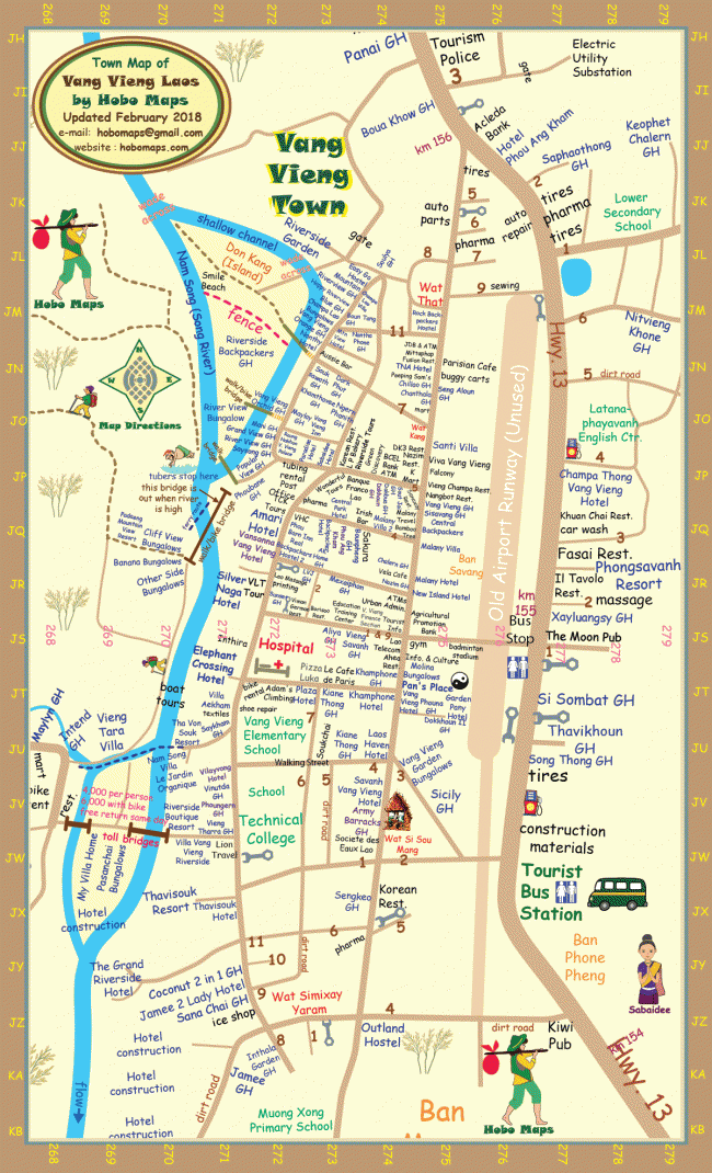 Карта Ванг Вьенга