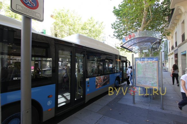 Автобус в Мадриде