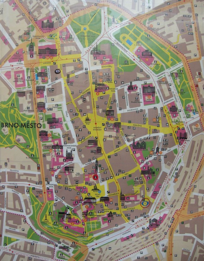 Карта исторической части города