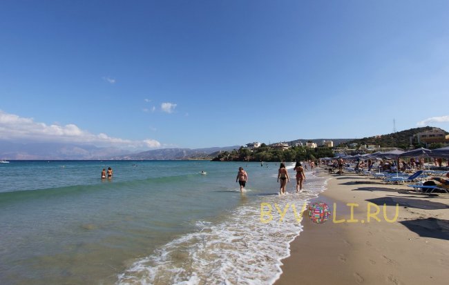 Пляж Альмирос, рядом с Агиос Николаос