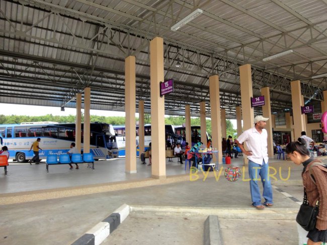 Автовокзал в Краби (Тайланд)