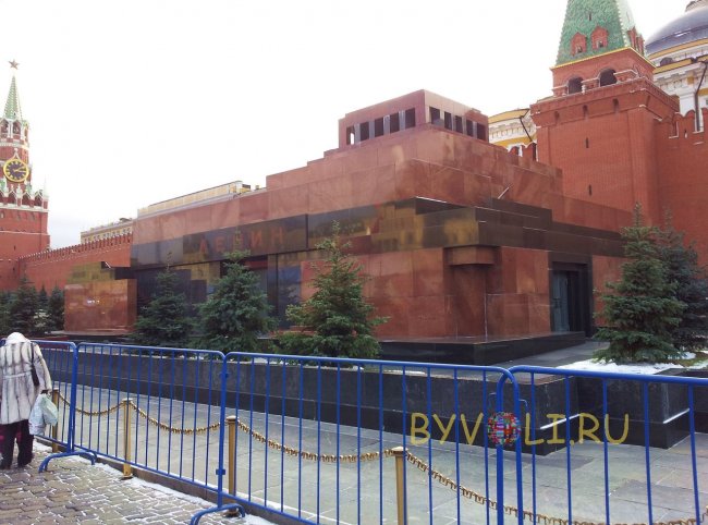 Мавзолей Ленину на Красной площади в Москве
