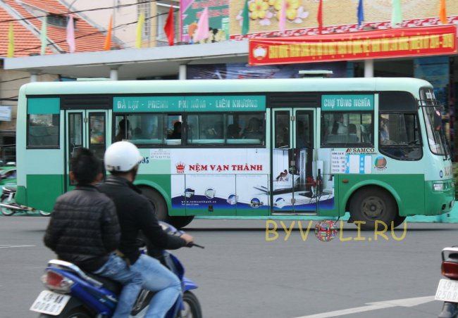 Автобус из аэропорта в Далат