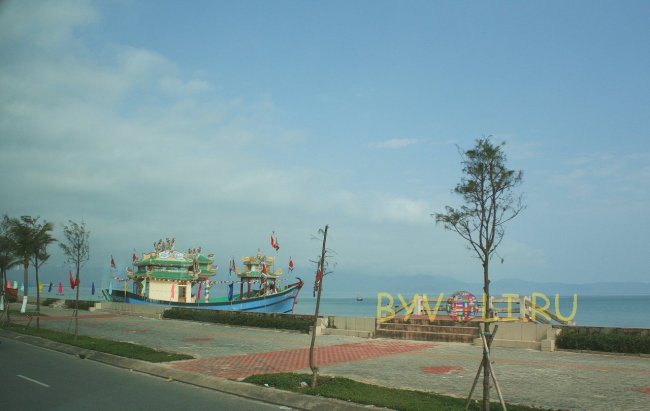 Пляж на севере Дананга