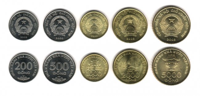 Монеты во Вьетнаме