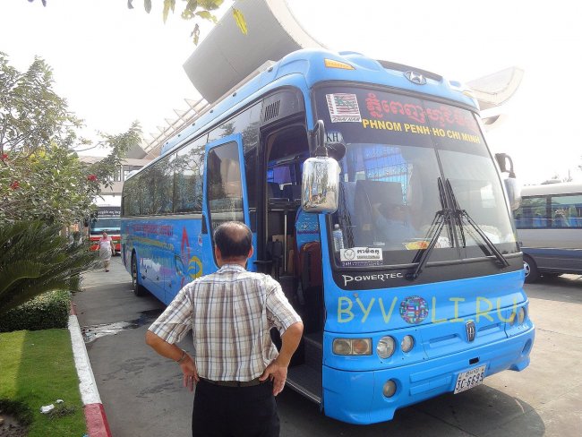 Автобус из Камбоджи в Хошимин