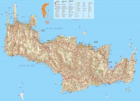 Карта Крита