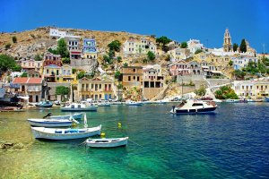 Остров Сими в Греции